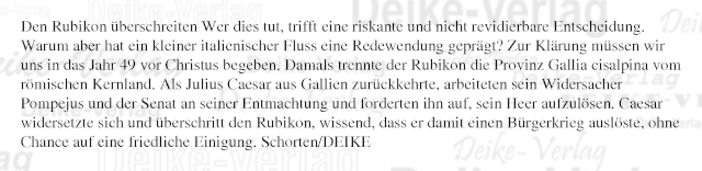 Ausdruck: Den Rubikon überschreiten