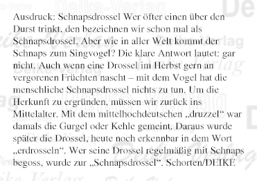 Schnapsdrossel