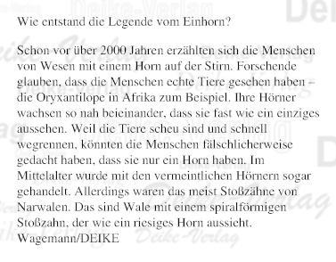Wie entstand die Legende vom Einhorn?