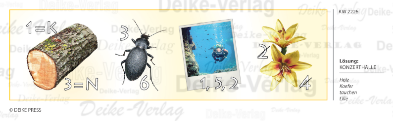 Konzerthalle - Rebus KW 2226