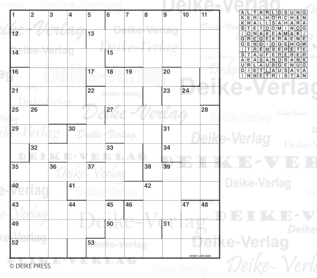 Um die Ecke gedacht 2505