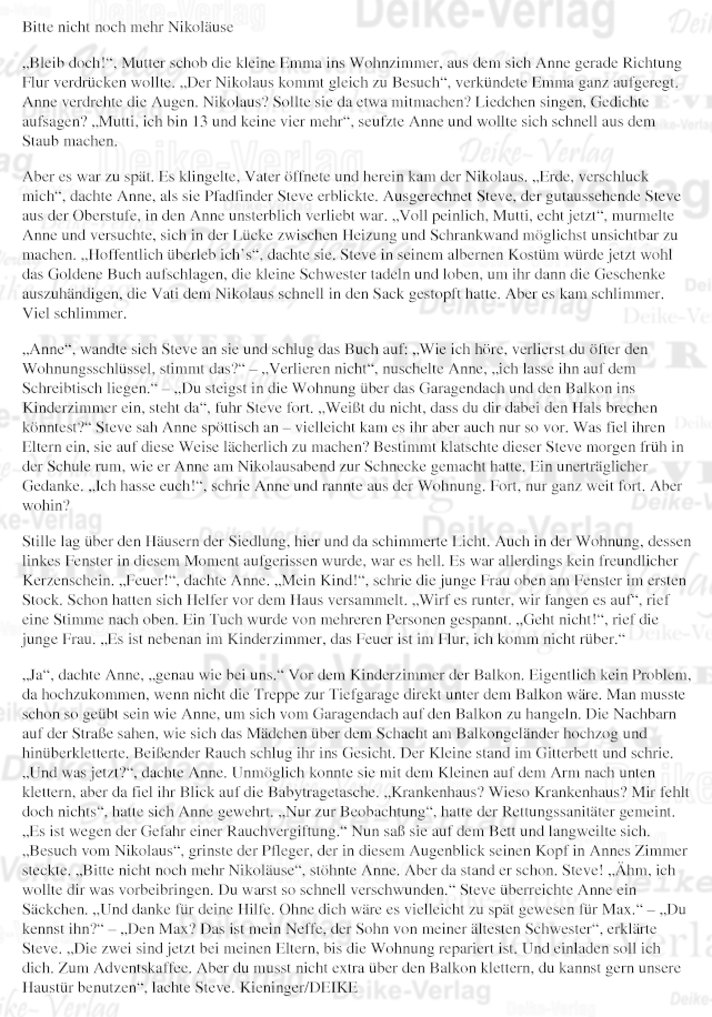 Weihnachtsmärchen für Kinder: Bitte nicht noch mehr Nikoläuse