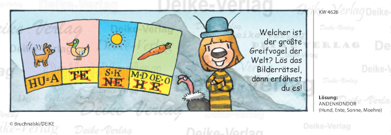 Andenkondor - Irmi die Rätselbiene KW 4626 