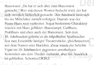 Hanswurst