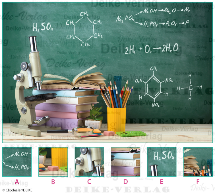 Naturwissenschaften - Ausschnitträtsel