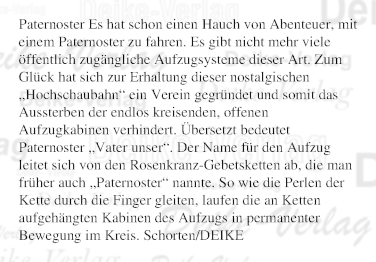Paternoster