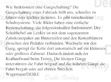 Wie funktioniert eine Gangschaltung?