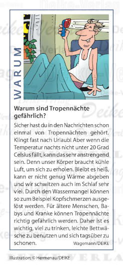 Warum sind Tropennächte gefährlich?