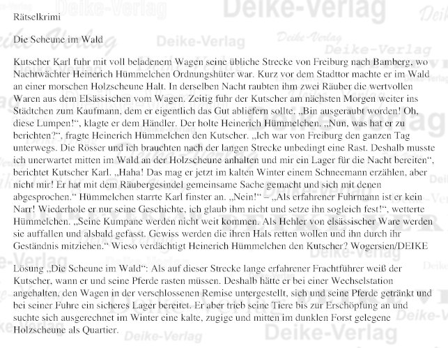 Die Scheune im Wald (Hümmelchen)