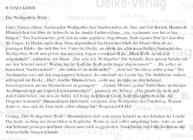 Des Weißgerbers Weib (Heinerich Hümmelchen)