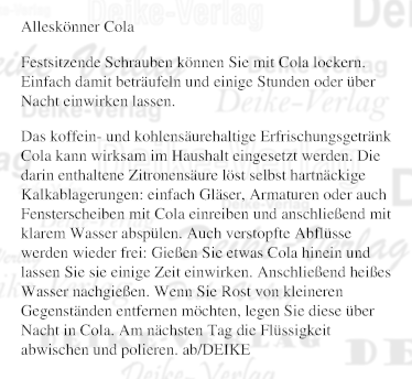 Alleskönner Cola
