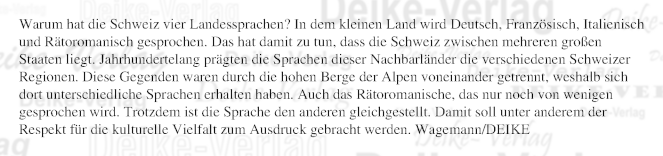 Warum hat die Schweiz vier Landessprachen?